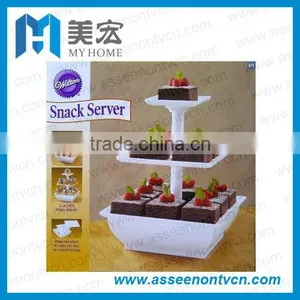 3-Tier Treats & Appetizers Stand Snack Server thumbnail-1