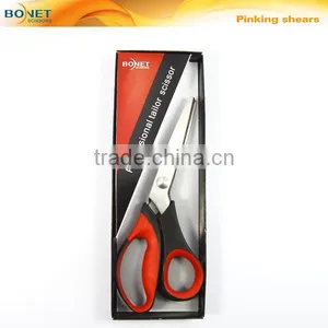 S21002 9-3/4" Plastic Handle Pink Wave Scissors thumbnail-5