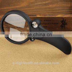 New HAND HELD MAGNIFIER GLASS w/ LED LIGHT UV LAMP 2.5x 4.5x 25x 55x MAGNIFICATION thumbnail-1