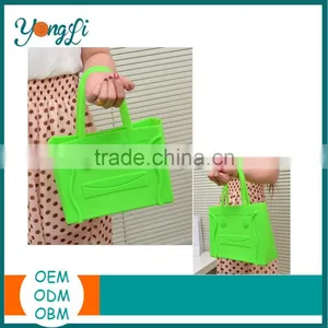 Hot Selling Rubber Silicon Fashion Handbag thumbnail-1
