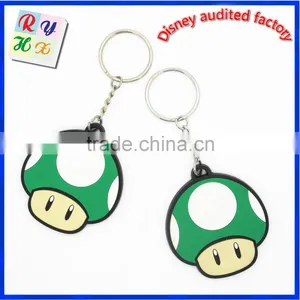 Silicone PVC Key Chain Holder , Custom Key Chain OEM Pvc Key Ring thumbnail-5