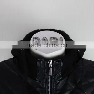 HOT Men Black Fashion XXX Leather Jacket thumbnail-2