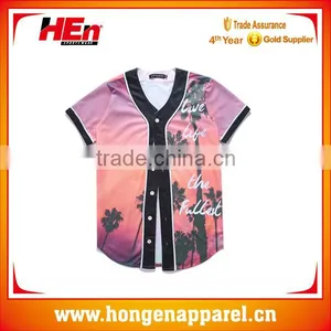 Custom Baseball Uniform Printed Baseball Jersey Design thumbnail-1