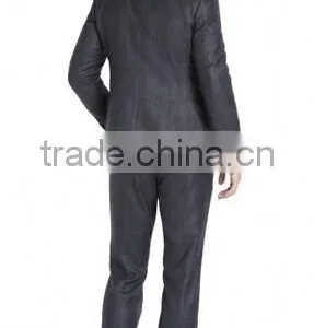 Caspian Plaid Wool 2-Button Suit With Pleated Front Pants (SHT1116) thumbnail-2