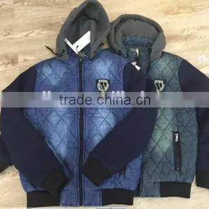 China Wholesaler Stocklots New Design Jacket With Hoody for Men thumbnail-1