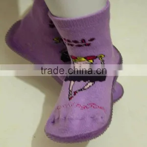 Custom Rubber Sole Socks Girls thumbnail-2