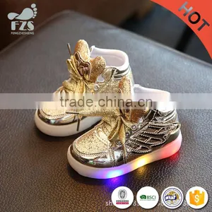 HFR-YS-55 Fashion Economical Dancing Glowing Light Shoes Sneakers for Kids thumbnail-1
