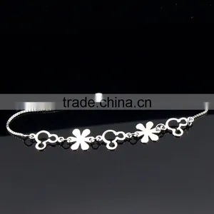 Fashion New 925 Silver Bracelets Jewelry Rhodium Plated hw Jewelry thumbnail-1
