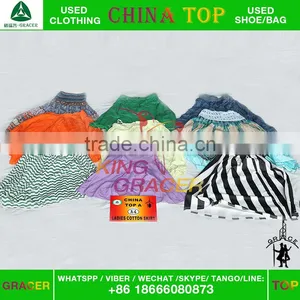 Bales Of Mixed Ladies Cotton Skirt High Quality Canada Style Used Clothing Ontario Style thumbnail-2