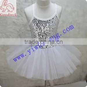 Performance Dress White Ballet Tutu Dress Professional Ballet Tutu for Girls Kids Tutu Performance Stage Ballet Dance Wear thumbnail-1