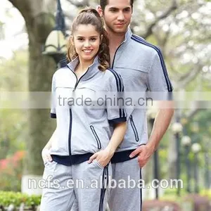 Fashion 100% Cotton Sportswear Sport Suit for Couple Lover thumbnail-2