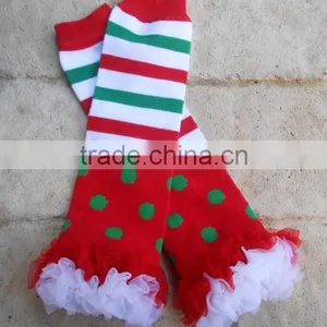 New Baby Leg Warmers With Ruffles and Good Quality Cotton Legging Chevron Ruffle Leg Warmers Infant Socks Leggings thumbnail-3