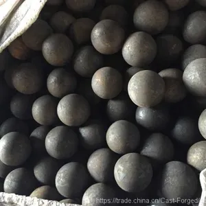 Dia.140mm 60Mn Steel Quality Forged and Rolling Grinding Media Steel Balls thumbnail-1