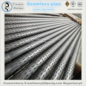 Stainless Slotted Liner Perforated Drainage Pipe Slotted Pipe thumbnail-5