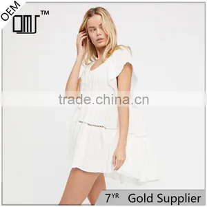 Factory Direct Sales Flowy Boho Style Fat Women Super Mini Dresses thumbnail-1