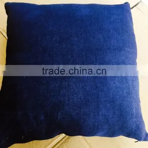 Indigo Linen Cushion Cover thumbnail-2