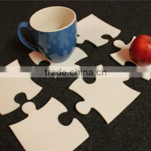 Unique Designed Hot Salling Products Laser Cut Wood Puzzle Coasters thumbnail-1