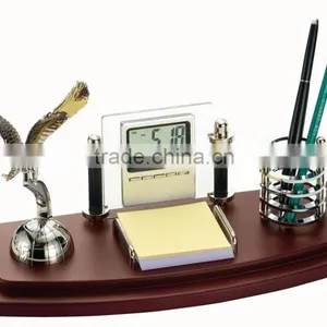 Wooden Pen Holder ,Office Decoration,Business Gifts,Souvenir,Handicrafts,Decor,Nautical Clockfts thumbnail-2