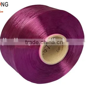 in Stock 300D Dope Dyed Trilobal Bright Polyester Filament Yarn thumbnail-1