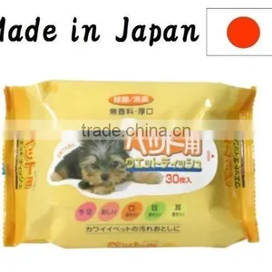 Japan Wet Wipes ( Pet Cleaning Wipes ) 30sheets Wholesale thumbnail-1