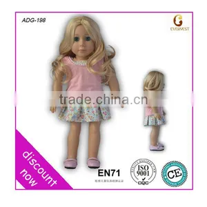 Dolls American Girl Doll Beautiful Curly Blonde Wigs thumbnail-1