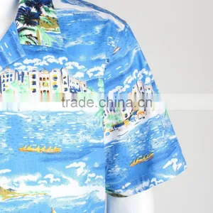 All Over Print Cotton Mens Hawaiian Aloha Shirt thumbnail-4