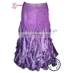 2015 China Suppliers Fashion Ballroom Dance Skirts Purple S-284 thumbnail-1