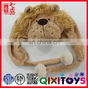 Wholesale Winter Faux Fur Plush Hat Animal Fleece Hats thumbnail-1