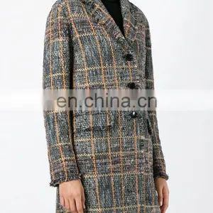 MIKA2386 Multicolour Lapel Coat thumbnail-1