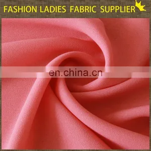 Wholesale Polyester Chiffon Fabric Red Dyeing Fabric Shaoxing Textile 100 Polyester Fabric thumbnail-2