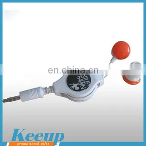 High Quality Customized Retractable In-ear Eaphone thumbnail-1
