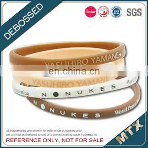 Silicon Wristband Bracelet Factory thumbnail-6
