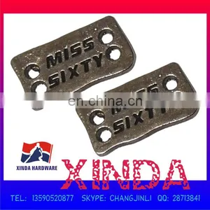 18 x 10mm Metal Label, Made of Alloy, Sank Logo With Plating Finish, Customized/OEM Orders Welcomed thumbnail-1