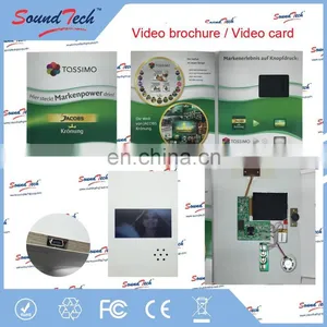 Manufacture Video Greeting Cards, Brochure Card Video, Video Business Card thumbnail-5