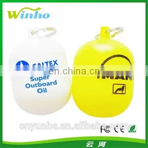 Plastic Floating Key Ring With Metal Split Ring thumbnail-2