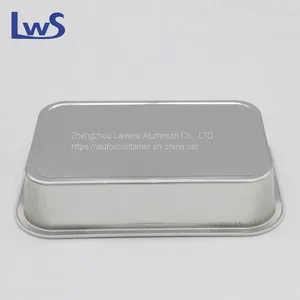 Airline Disposable Food Grade Aluminium Foil Container With Lid thumbnail-2