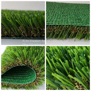 High Dtex of Yarn Artificial Turf With 4 Tones,U Shape Synthetic Grass thumbnail-5