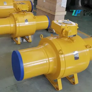 API6D Fully Welded Body Trunnion Mounted Ball Valve With Butt Weld Ends thumbnail-3