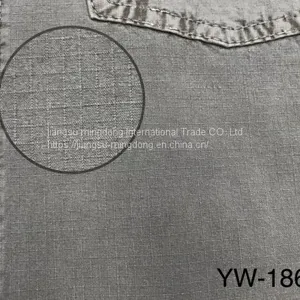 75%Cotton 20%Rayon 5%Spandex Bi-stretch Ripstop Fabric thumbnail-1