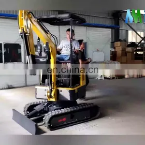 1.5 Ton Cheap Mini Excavator Minibagger Nante Tilt Rotator Chinese thumbnail-1