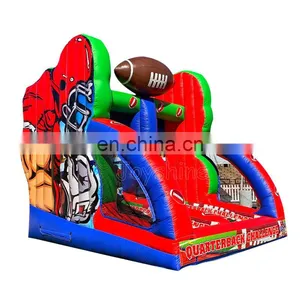 Inflatable Quarterback Challenge Football Darts Shoot Game Goals thumbnail-1