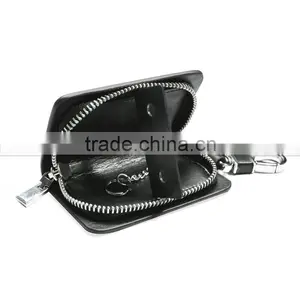 Wholesale Streamline Carbon Fiber Smooth Zipper Key Bag thumbnail-4
