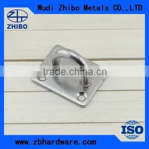 316 Stainless Steel Round Eye Plates With Welded Ring thumbnail-3