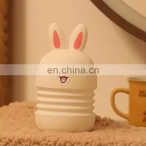 New Product 2021 Night Light Soft Silicone Nursery Lights LED Lamp for Girls and Boys Bedrooms thumbnail-1