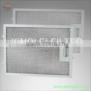European Range Hood Filter Aluminum Frame and Meshes Plastic Lock Button thumbnail-4