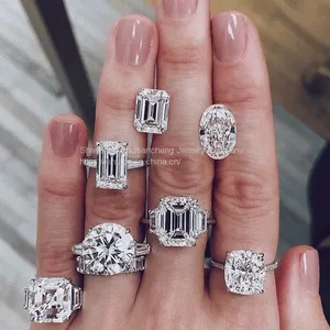 Hot Selling Brilliant Cut Loose Gemstones VVS Moissanite Diamond For Jewelry Making DIY Women Rings Necklace Earrings Bracelets thumbnail-1