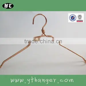 HA6918 Luxury Metal Hanger Durable Copper Wire Coat Hanger Quality Choice thumbnail-3