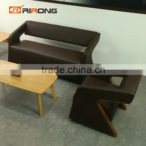 Modern Guangzhou Furniture Leather Circular Living Room Furniture Sofa thumbnail-6