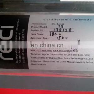 Factory w6 150w Reci Co2 Laser Tube thumbnail-3