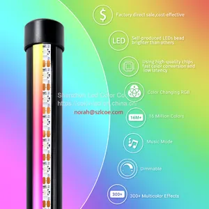 Smart Control Modern Style RGB Corner Floor Lamp for Living Room Decoration thumbnail-3